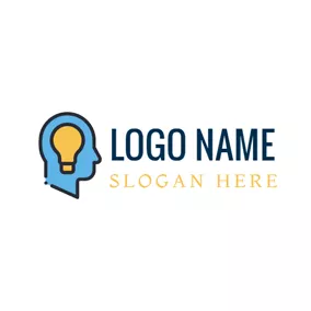Clever Logo Brilliant Information Technology Idea logo design