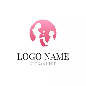 Appointment Logo White Dating Man and Woman logo design
