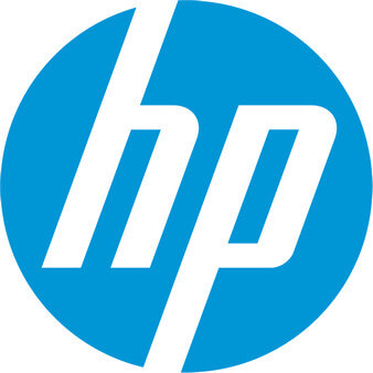HP blue logo design