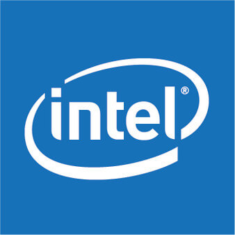 Intel blue logo design