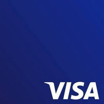 VISA blue logo design