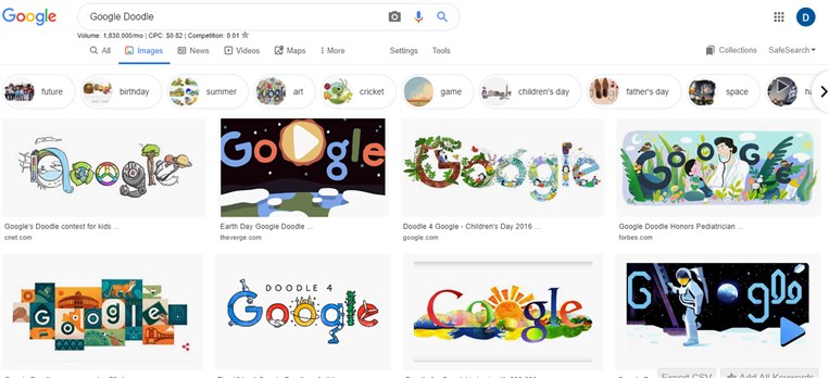 Change the Google Logo - Google Doodles