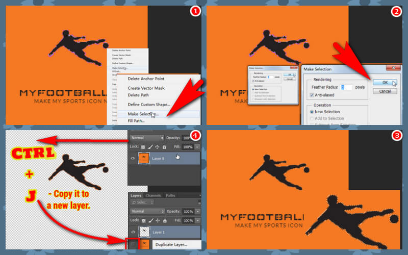 How to create a favicon from logo with Photoshop CC