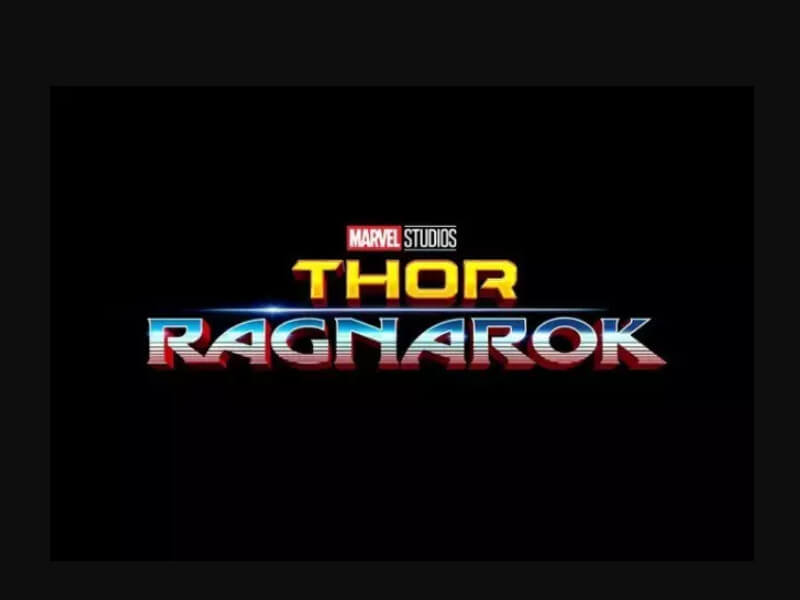 Marvel uses 2 fonts in Thor logo