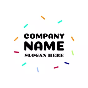 Sugar Logo Abundant Colorful Candies logo design