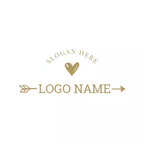 假期 & 节日Logo Beautiful Heart and Wedding logo design