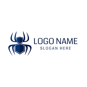 blue spider logo
