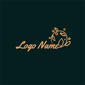 Font Logo Bold Text Branch Signature logo design