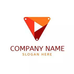 Logo De Communication Brown and Yellow Youtube Channel logo design