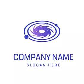System Logo Circle and Glorious Galaxy logo design