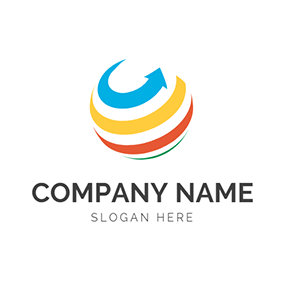 colorful stripe logo