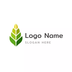 自然関連のロゴ Colorful Nature Leaf Icon logo design