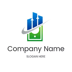 图表 Logo Data Check Money Accounting logo design