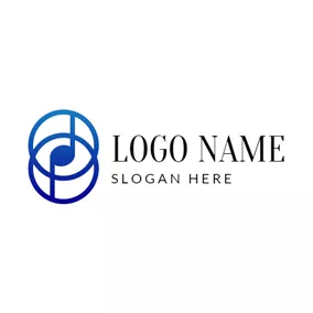 Join Logo Double Blue Note logo design