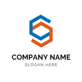 Software & App Logo Double Crossed Letter C logo design