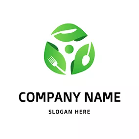 營養 Logo Ecological Nutritionist Logo logo design