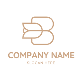 Blooming Logo Flower Letter B Design logo design