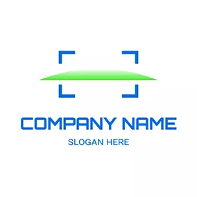 掃描 Logo Frame Sheet Simple Scanner logo design