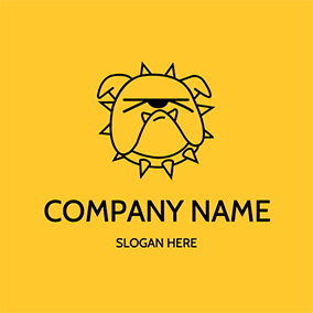 Logótipo Cão French Bulldog Design logo design