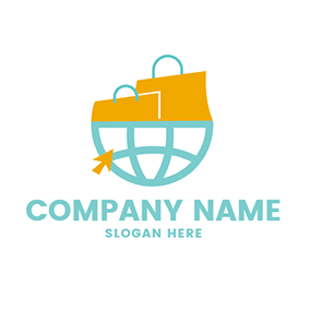 包包 Logo Global Bag Online Shopping logo design