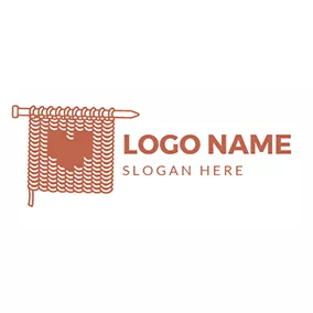 Love Logo Handcraft Knit Heart Crochet logo design