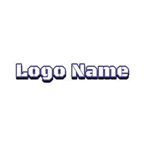 Fold Logo Hollow Wide Regular Cool Text logo design