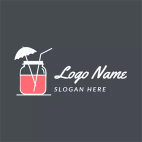 Juice Logo Juice and Summer Relax Time logo design
