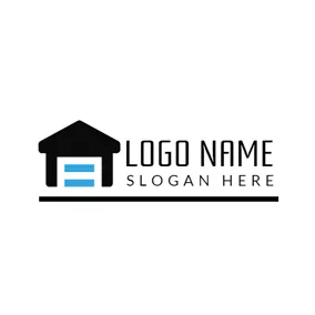 Logotipo De Puerta Large Wholesale Warehouse logo design