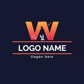 巫師 Logo Letter W Wizard Logo logo design