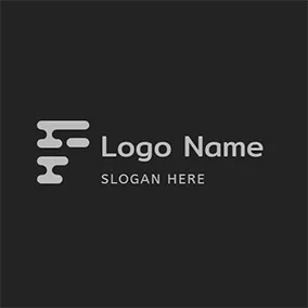 霧 Logo Line Pixel Climate Fog logo design