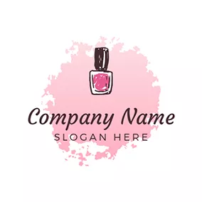 Logotipo De Belleza Nail Enamel Logo logo design