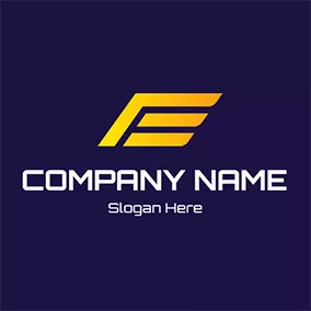 Deliver Logo Orange Simple Speed Icon logo design