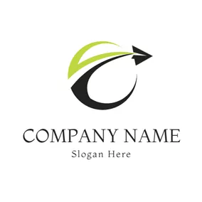 Airliner Logo Paper Plane and Airplane logo design
