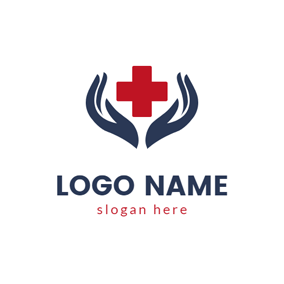 Protective medical cross logo