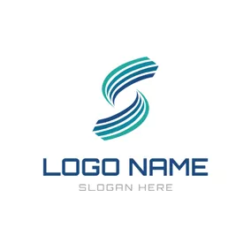 S Logo Shape and Letter S logo design