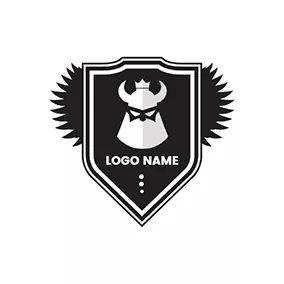 Horn Logo Shield Squad Icon logo design