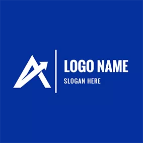 Logótipo De Contabilidade Simple and Abstract Letter A logo design