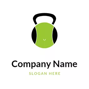 Logotipo De Competición Simple Cute Kettlebell logo design