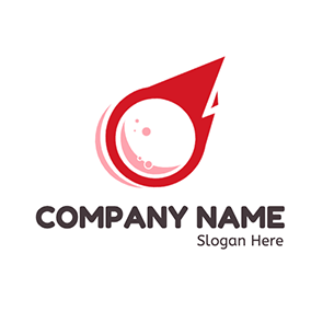 火焰Logo Simple Fire Overlay Fireball logo design