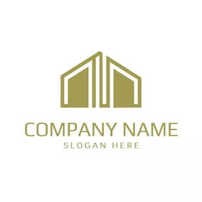 Logotipo De Empresa Simple Golden Tower logo design