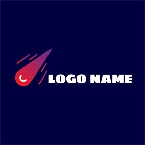 渐变 Logo Simple Gradient Design Fireball logo design