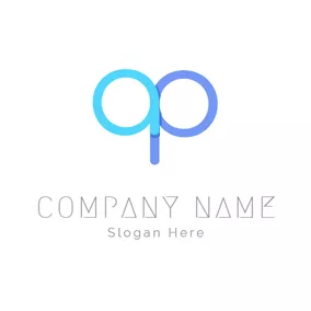 Join Logo Simple Regular Circle Letter A and P logo design