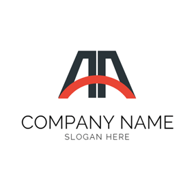 Small Arc and Double Abstract A logo design