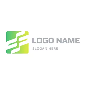 方形Logo Square Gradient Modern Futuristic logo design
