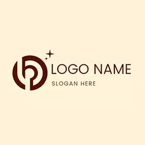 Agency Logo Target Circle Abstract Letter L P logo design
