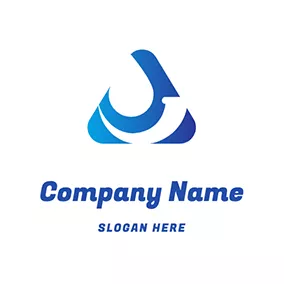 Logotipo De Aqua Triangle Bathroom Logo logo design