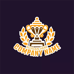 勝利 Logo Trophy Esports Logo logo design