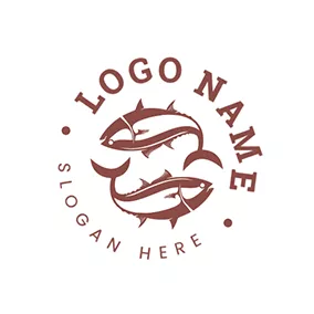 Aquatic Logo Tuna Logo Icon logo design