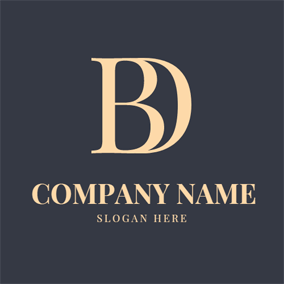 Vintage and Regular Letter B logo design