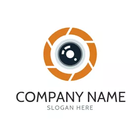 Filming Logo Visual Lens and Photography logo design